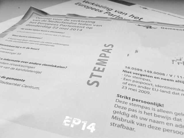 #Stempas NL for #EP14 elections